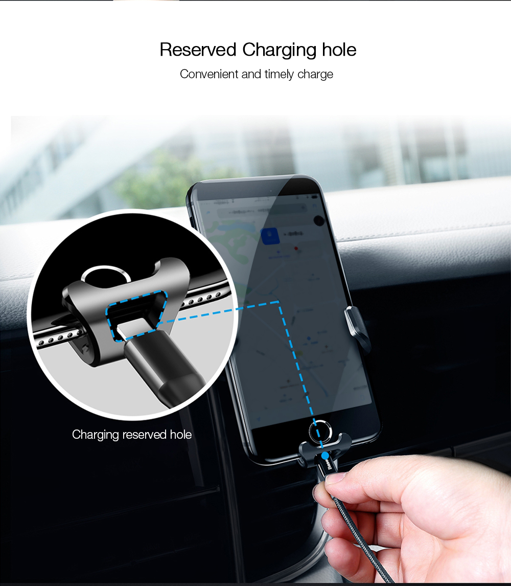 Baseus Gravity Air Vent Car Mount 360 Degree Rotation Phone Holder Cradle Baseus Gravity Air Vent Car Mount 360 Degree Rotation Phone Holder Cradle