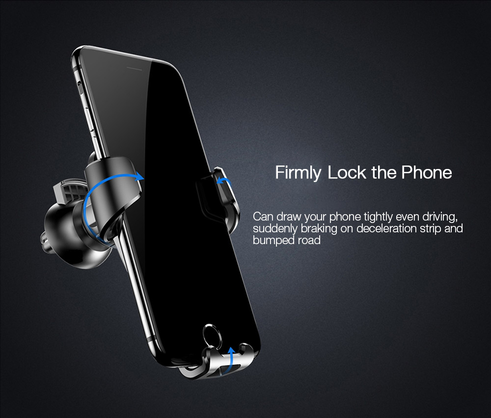 Baseus Gravity Air Vent Car Mount 360 Degree Rotation Phone Holder Cradle Baseus Gravity Air Vent Car Mount 360 Degree Rotation Phone Holder Cradle