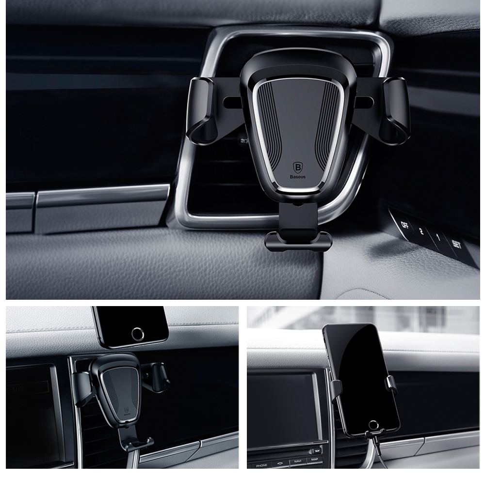 Baseus Gravity Air Vent Car Mount 360 Degree Rotation Phone Holder Cradle Baseus Gravity Air Vent Car Mount 360 Degree Rotation Phone Holder Cradle
