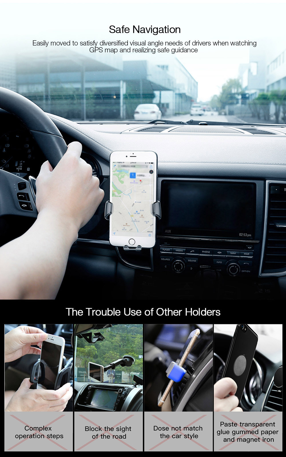 Baseus Gravity Air Vent Car Mount 360 Degree Rotation Phone Holder Cradle Baseus Gravity Air Vent Car Mount 360 Degree Rotation Phone Holder Cradle