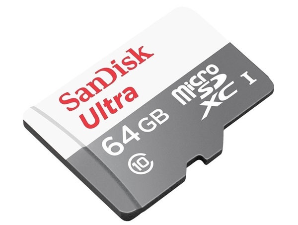 Sandisk Micro SD Ultra 64GB, 48MB/s read, Class 10 (SDK-SQUNB-064G-GN3)