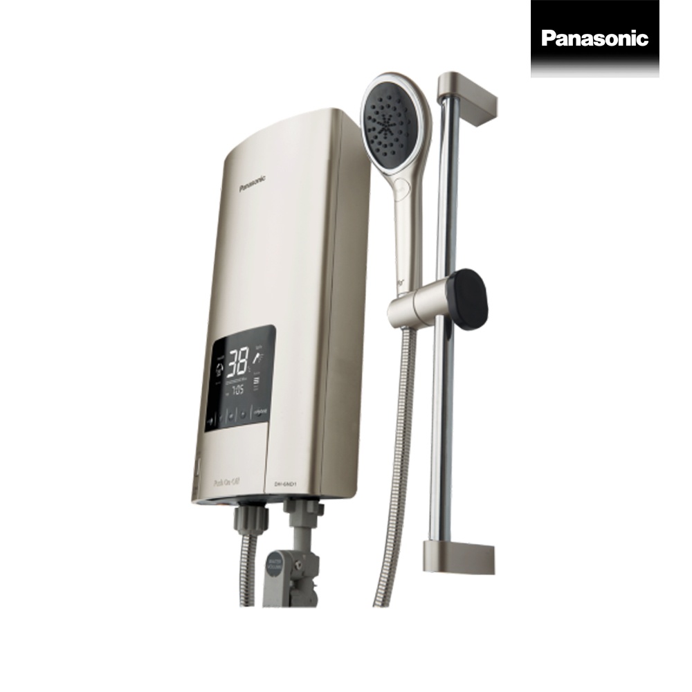 Panasonic digital electric shower เครื่องทำน้ำอุ่นระบบดิจิตอล 6000 วัตต์ รุ่น DH-6ND1TS