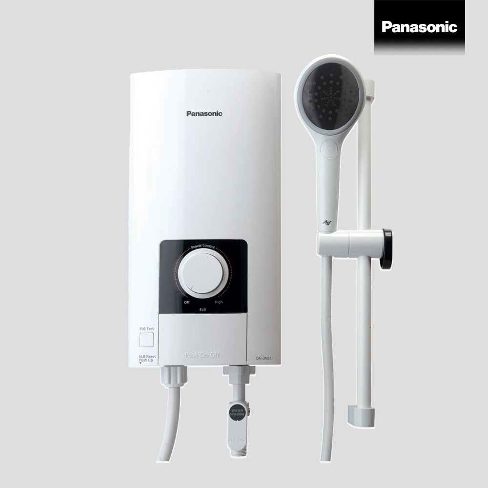 Panasonic electric shower เครื่องทำน้ำอุ่น 3500 วัตต์ รุ่น DH-3NS1TW