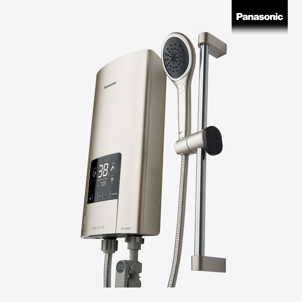Panasonic digital electric shower เครื่องทำน้ำอุ่นระบบดิจิตอล 3500 วัตต์ รุ่น DH-3ND1TS